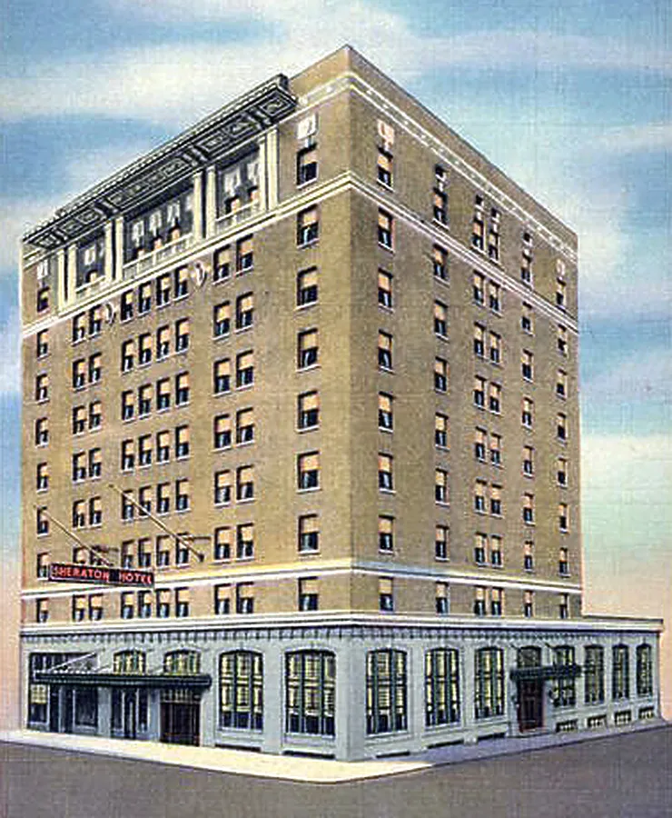 Vintage view from the south