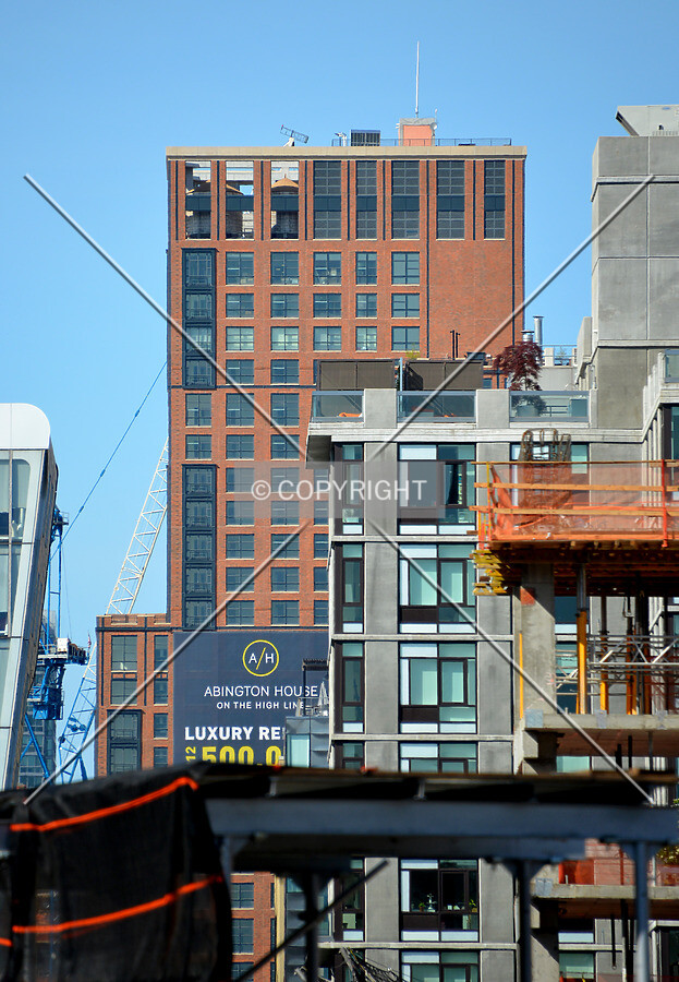 View from the southwest on the High Line