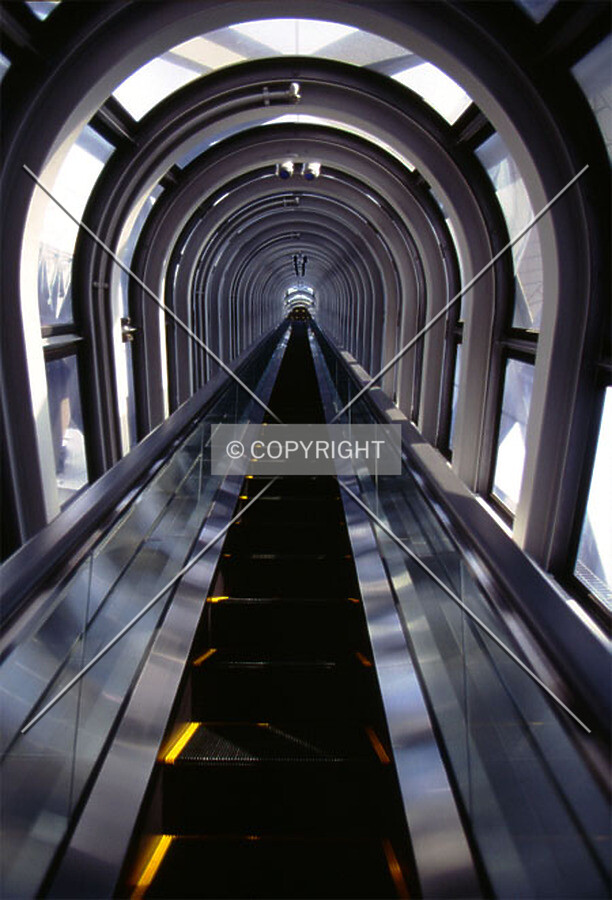 Escalator to the observatory