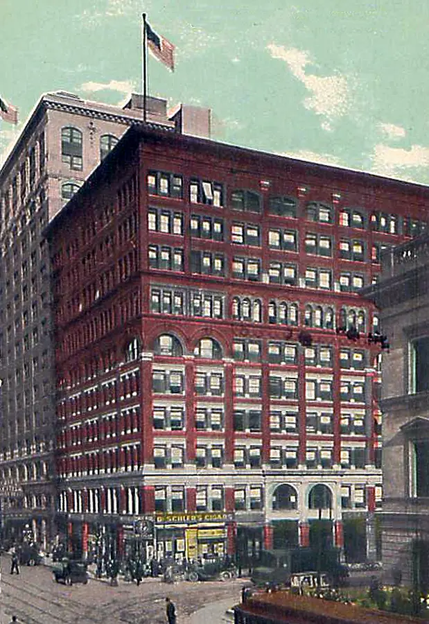 Vintage view with the Annex to the left