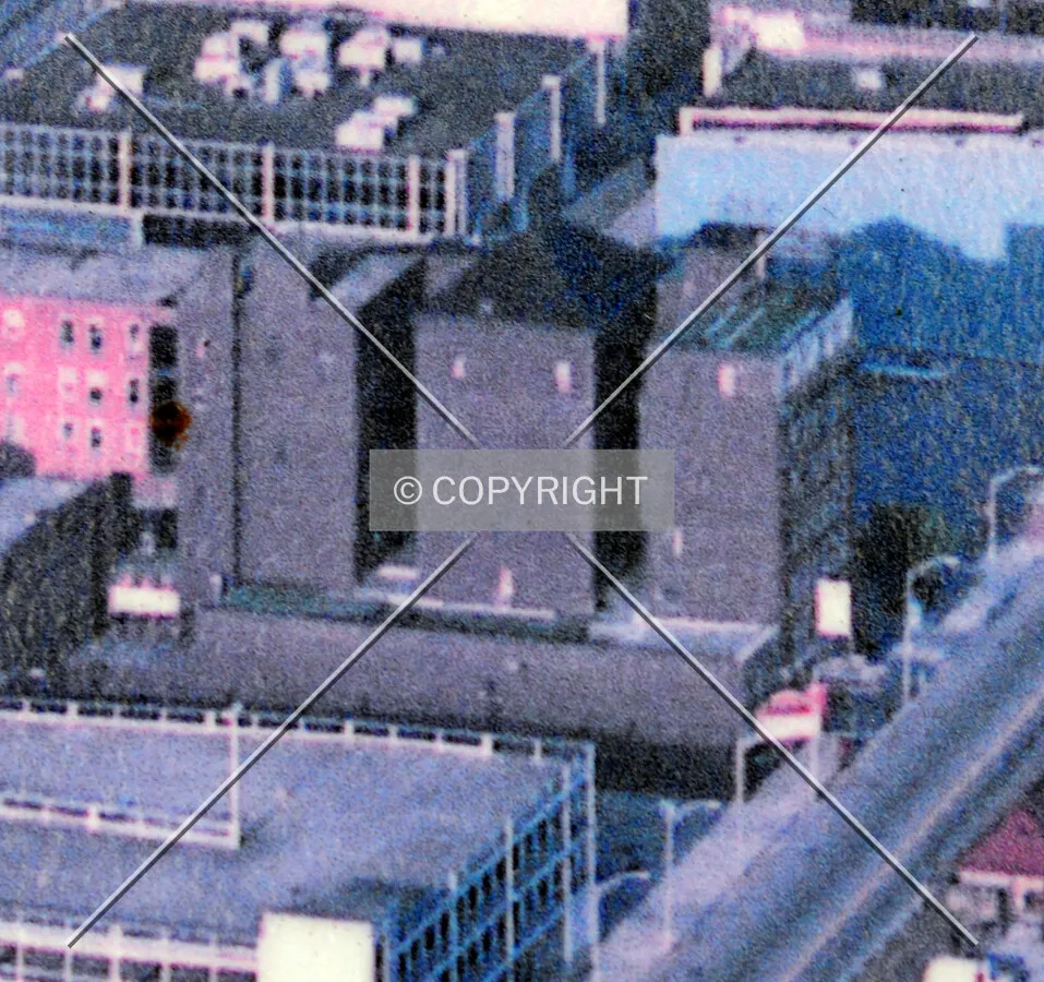 Photo of publicly displayed historic photograph