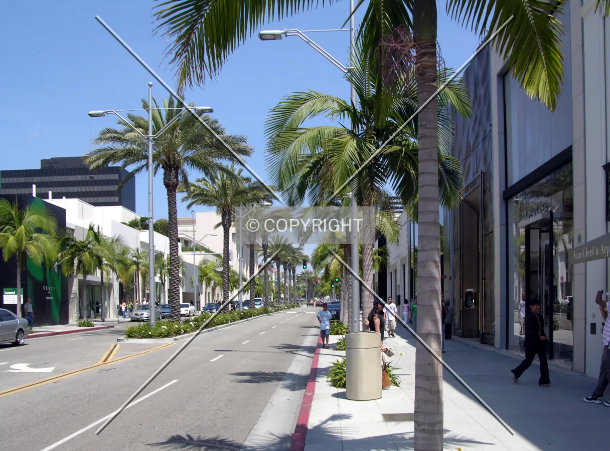 The world famous Rodeo Drive