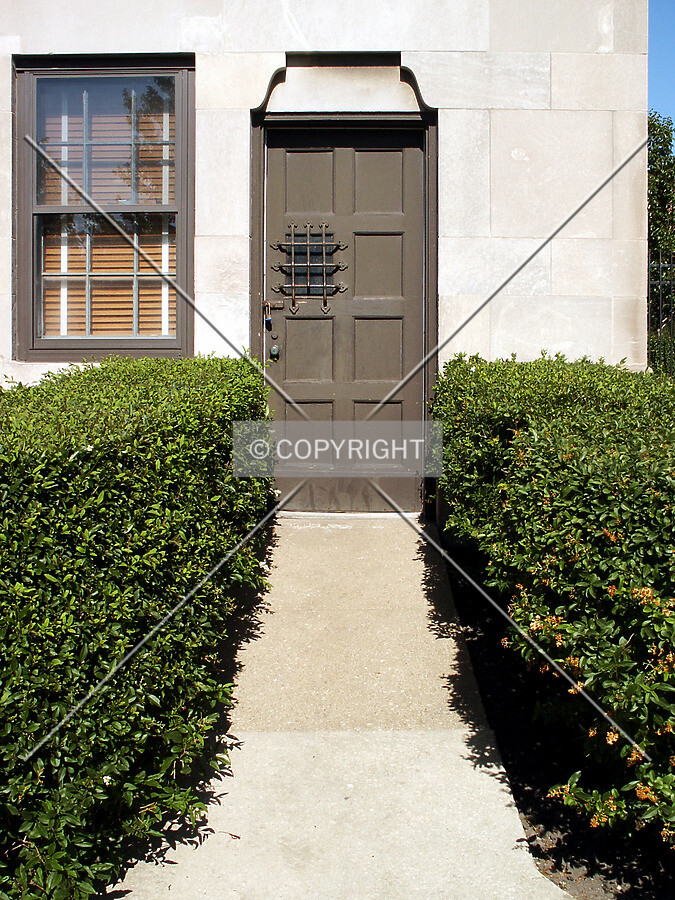 South doorway on Dorchester Avenue