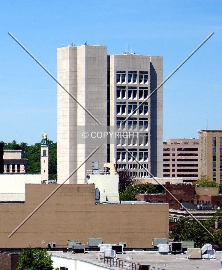 View from the southeast