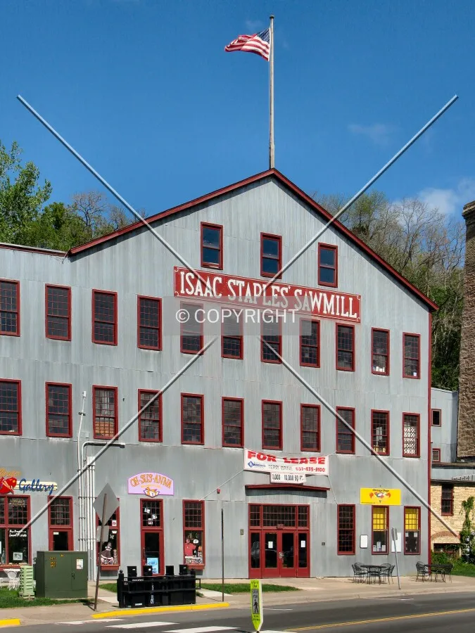 View to the northwest across North Main Street