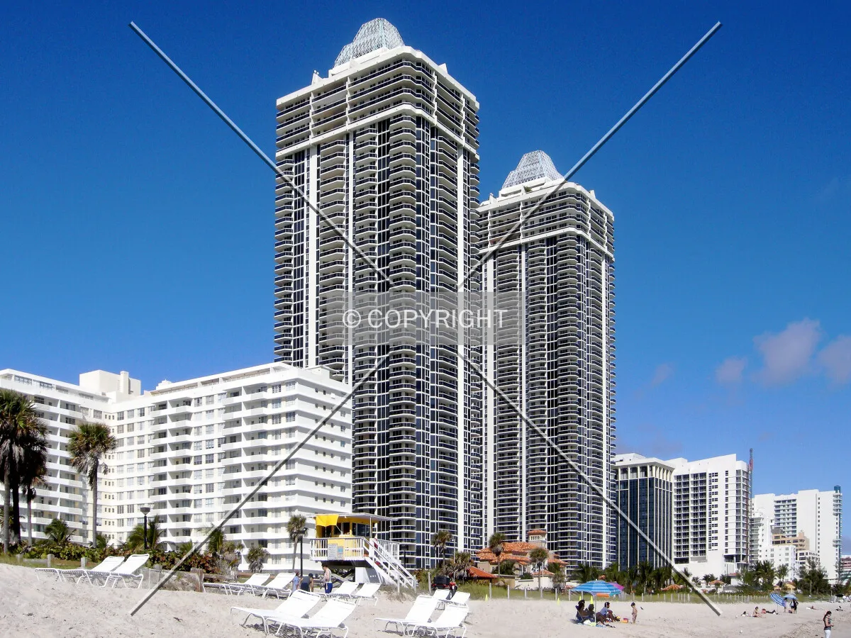 View from the southeast along the beach