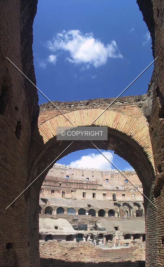 One of the many stone arches