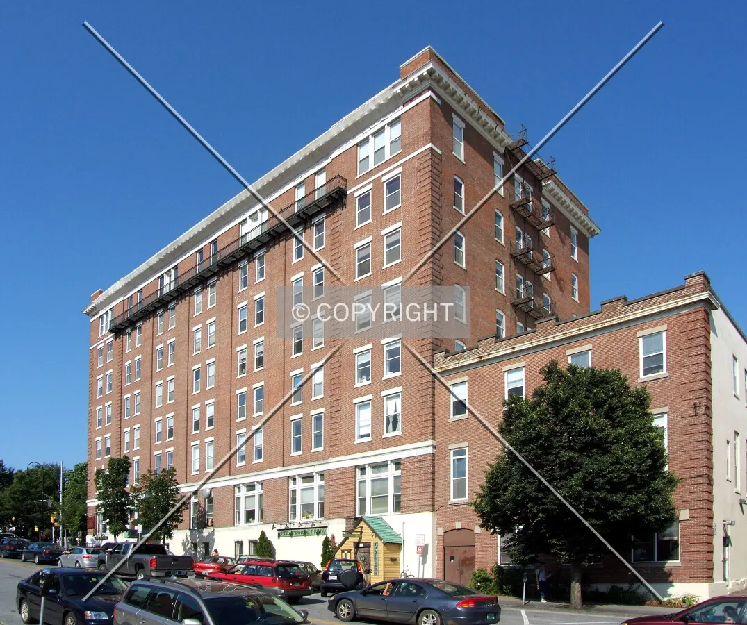 View from the southwest on St. Paul Street