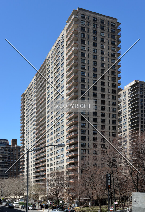 View from the southeast at 66th Street and Amsterdam Avenue