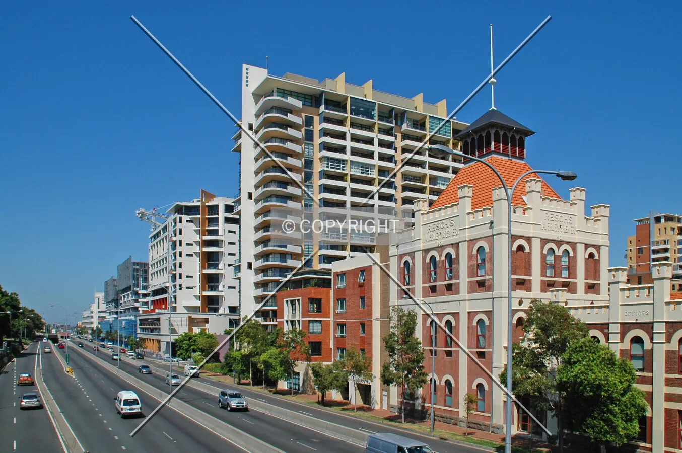As seen from the northeast