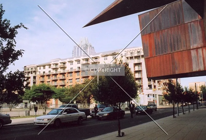 View from southwest from north of Austin City Hall