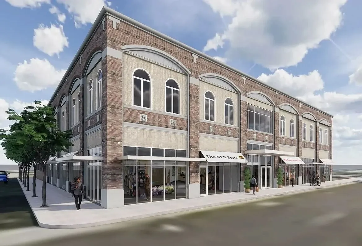Rendering of proposed renovations