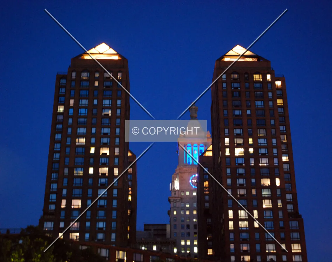 Evening view from Union Square