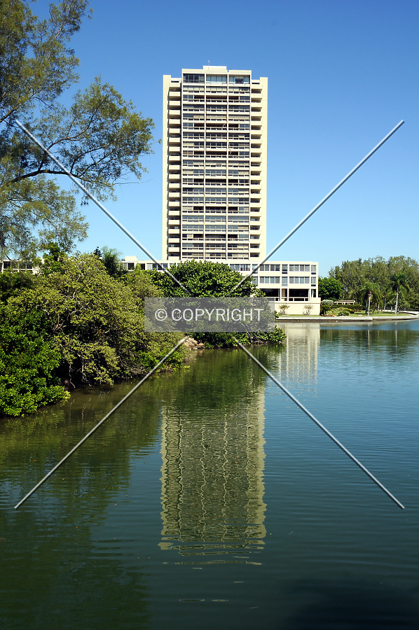 View from the west along Sarasota Bay