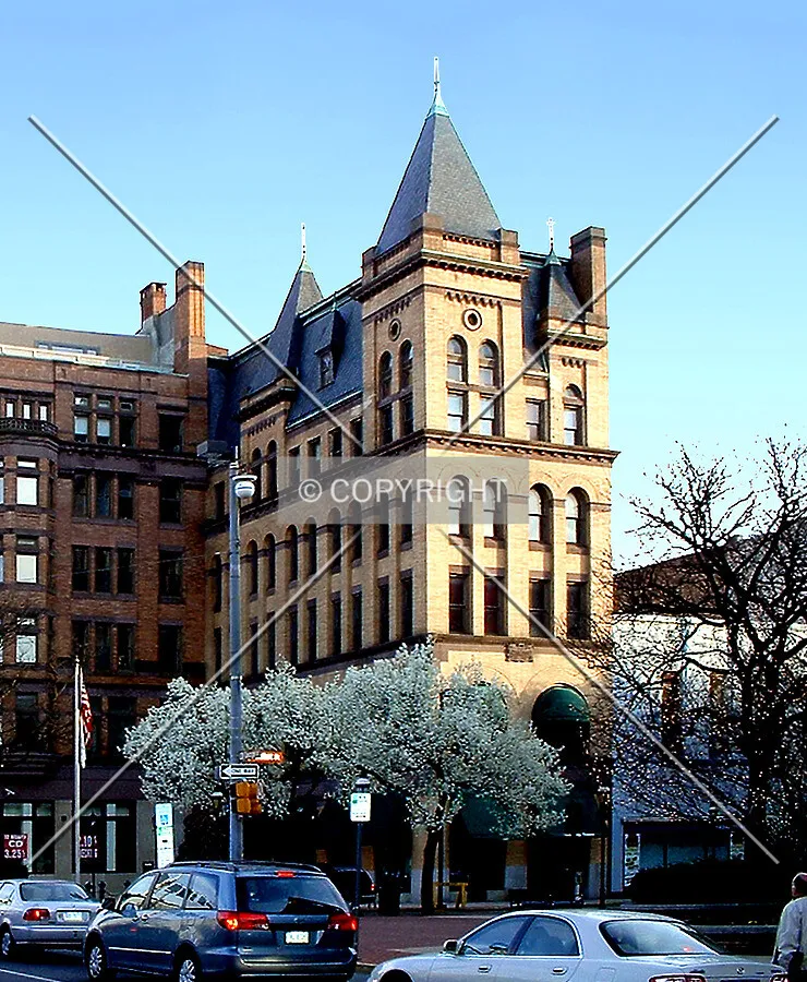 View from the northeast across George Street
