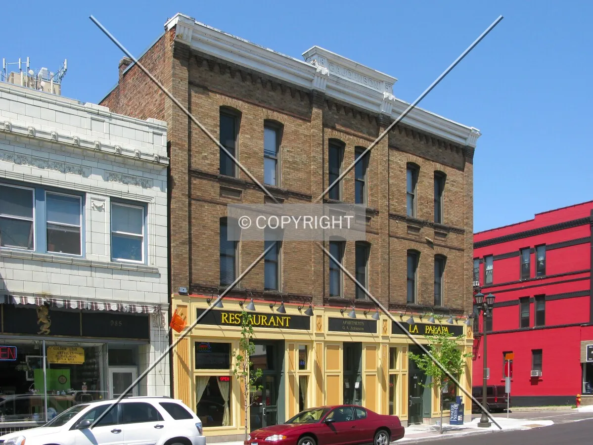 View to the northwest across Payne Avenue
