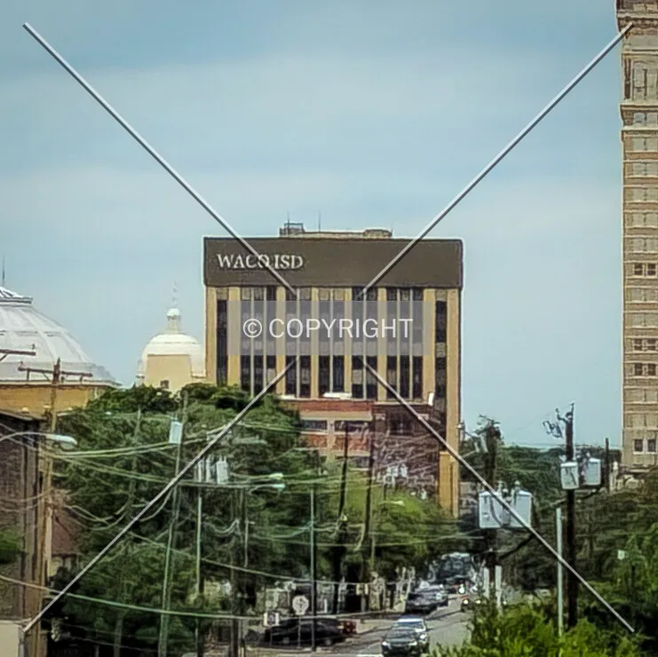 Distant view from the east; April 23, 2024