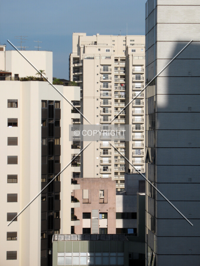 Side elevation seen from a high-rise in Vila Nova Conceição