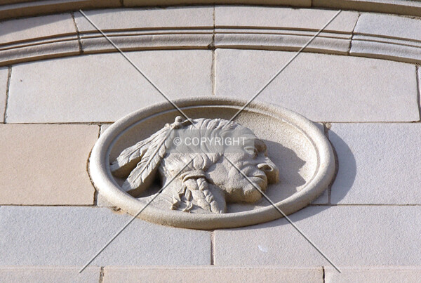 Detail of the southern facade