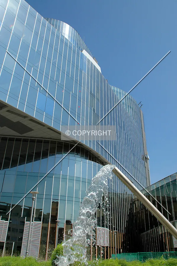 Fountain on the north side