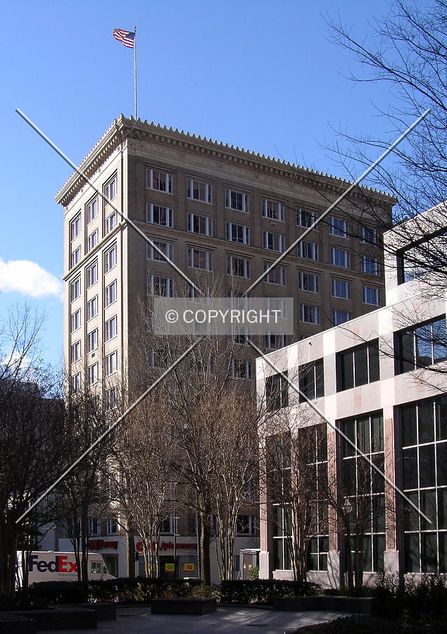 Looking southwest from Fayetteville Street Mall