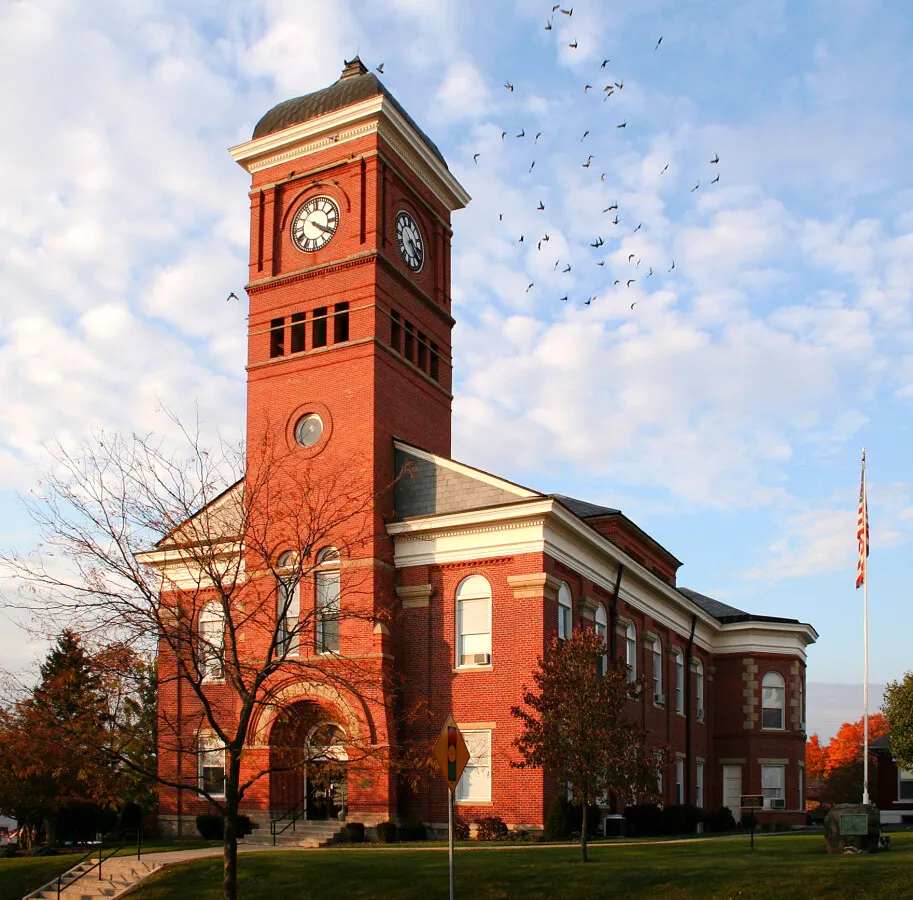 Vintage view from the southeast