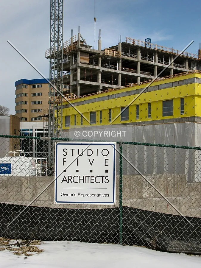 View to the north from Jackson Street/East 12th Street