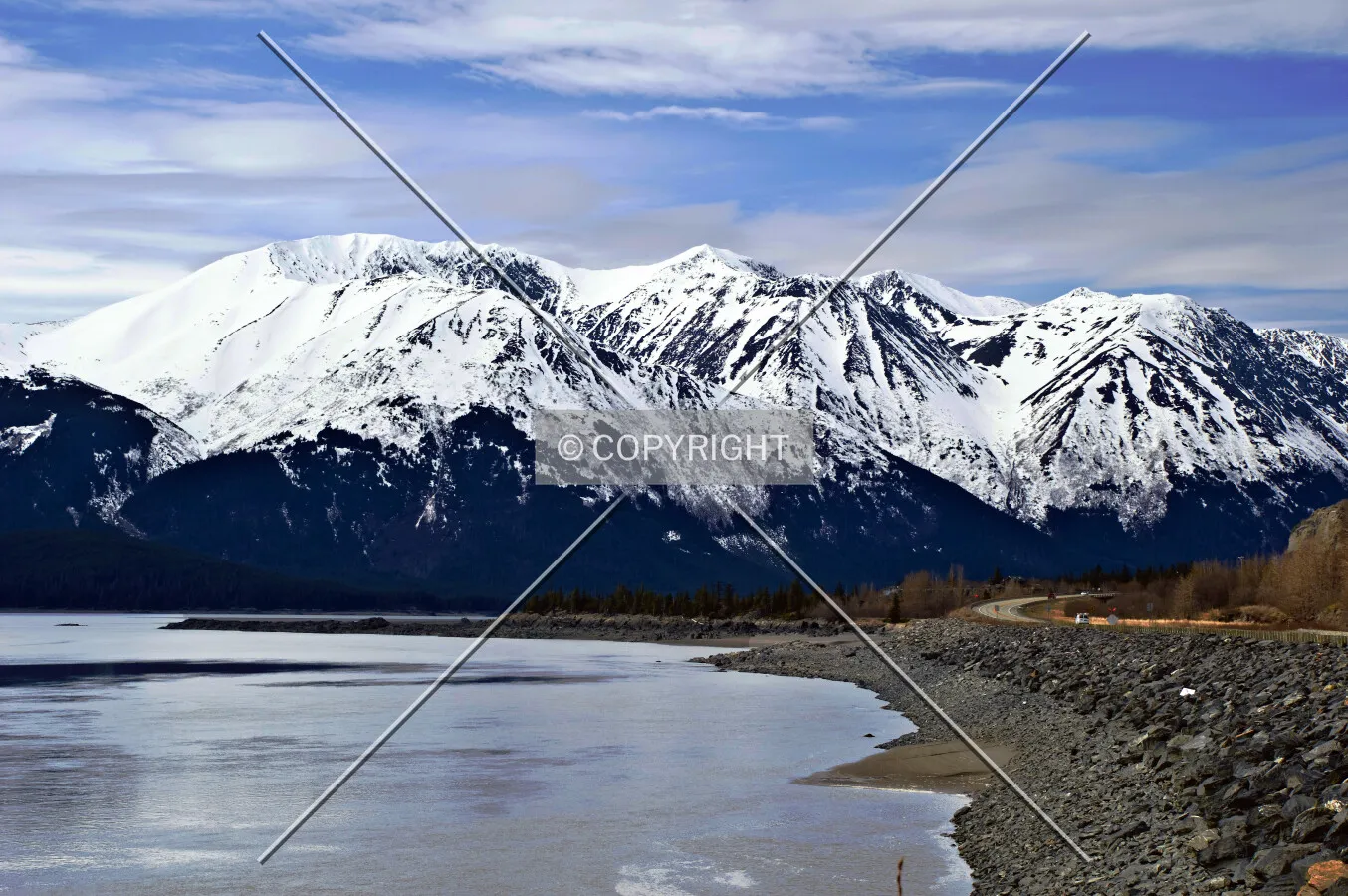 Seward Highway, Alaska, U.S.A.