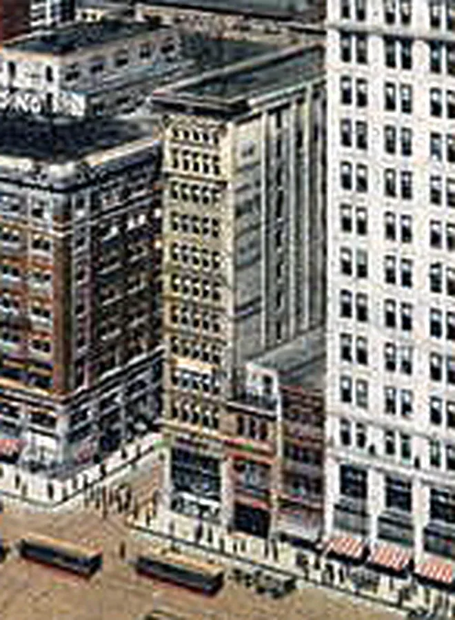 Vintage view from the southeast