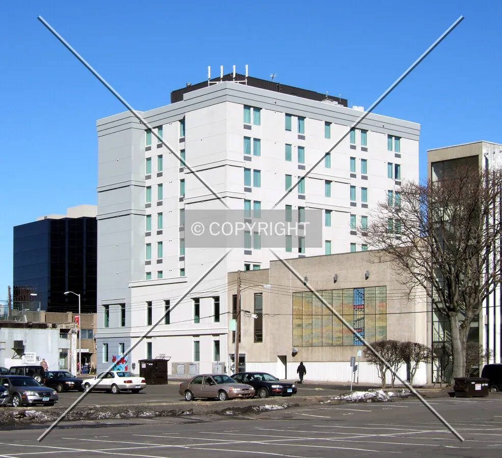 View from the southeast