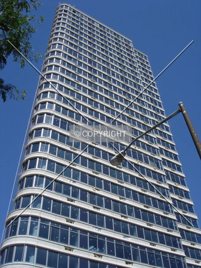 Looking up the eastern face