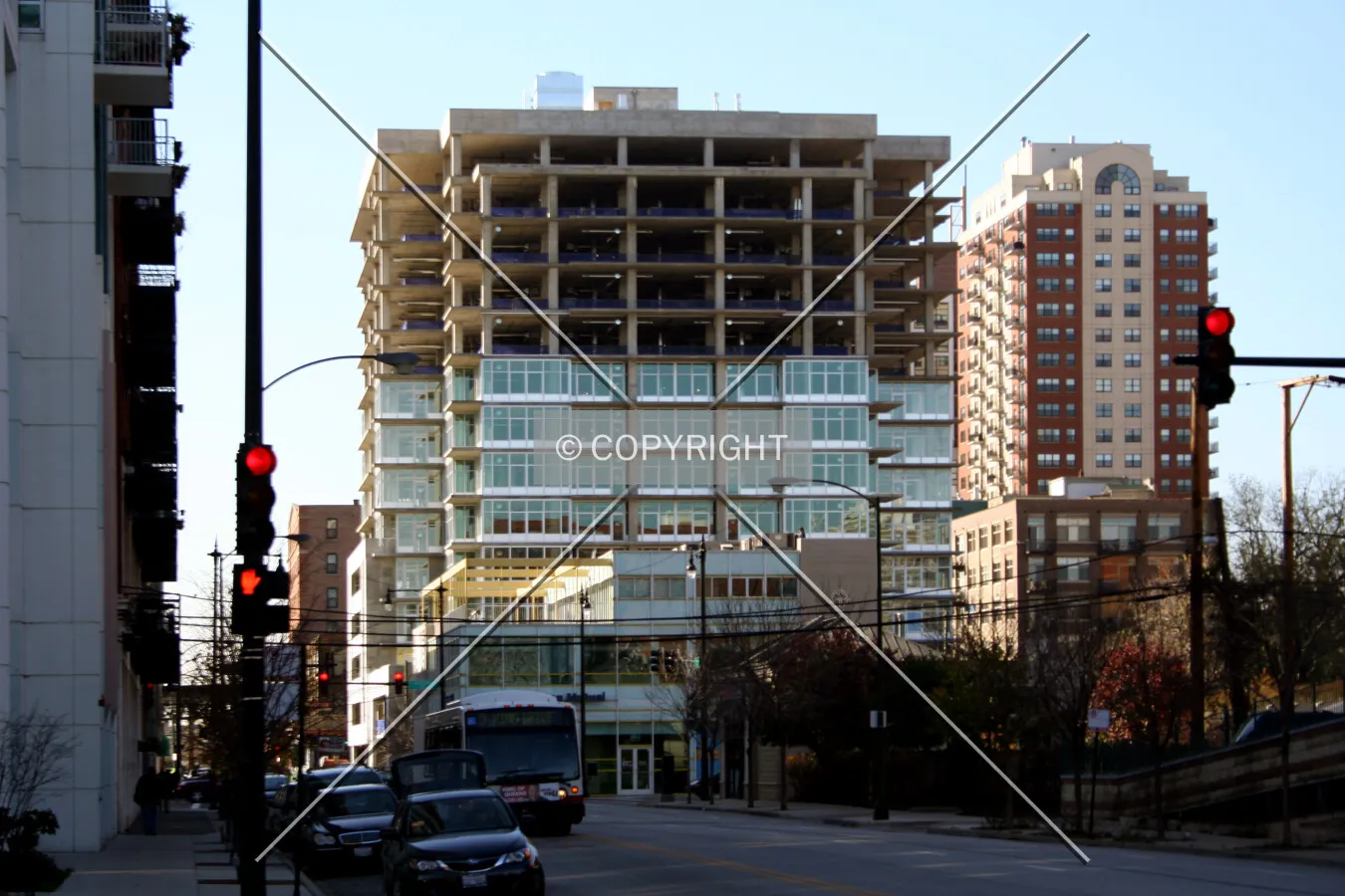View from the east