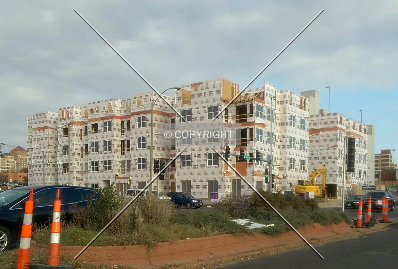View from the southwest while under construction; November 21, 2014