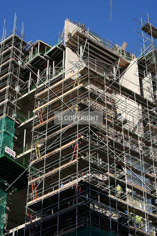 Looking up to the top corner