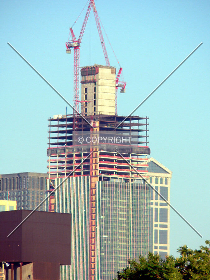 View to the southeast from the North Branch of the Chicago River