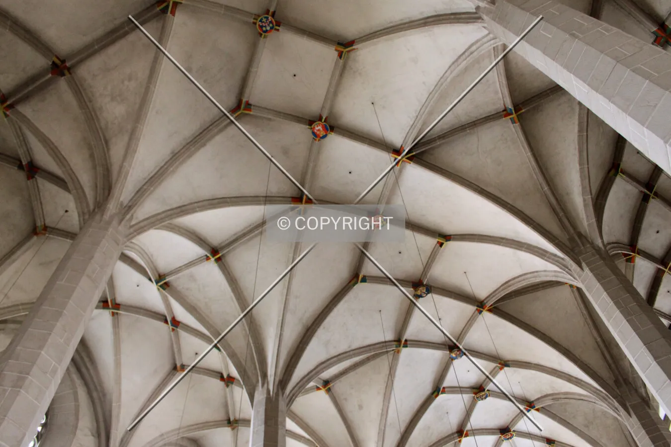 Vaulting over the central nave