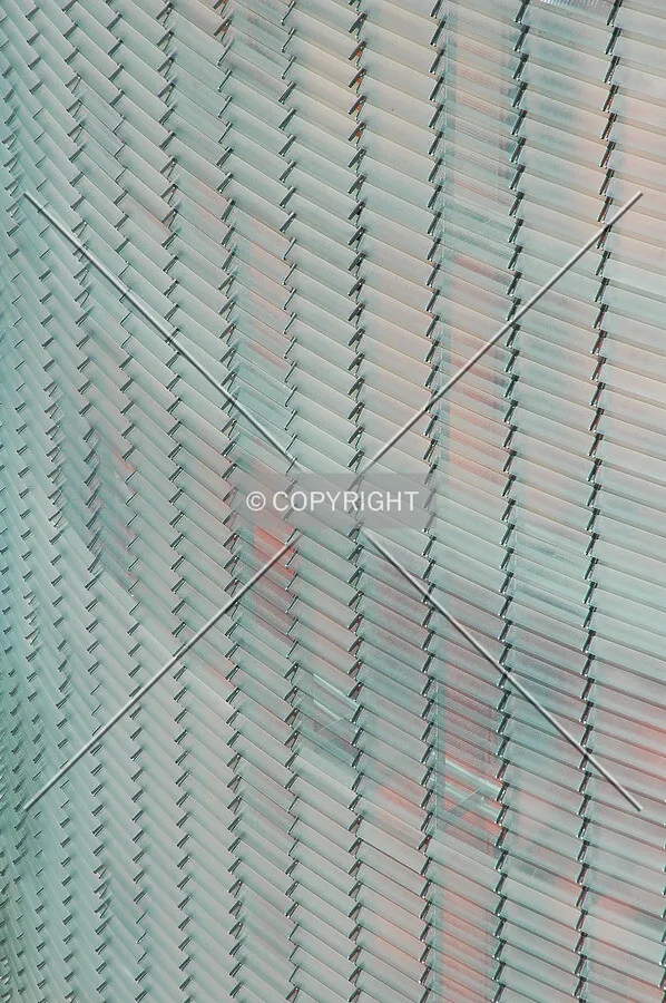 Facade glass seen from a nearby building