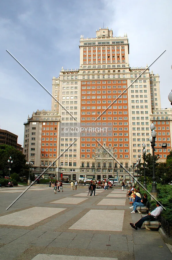 As seen from Plaza de Espana