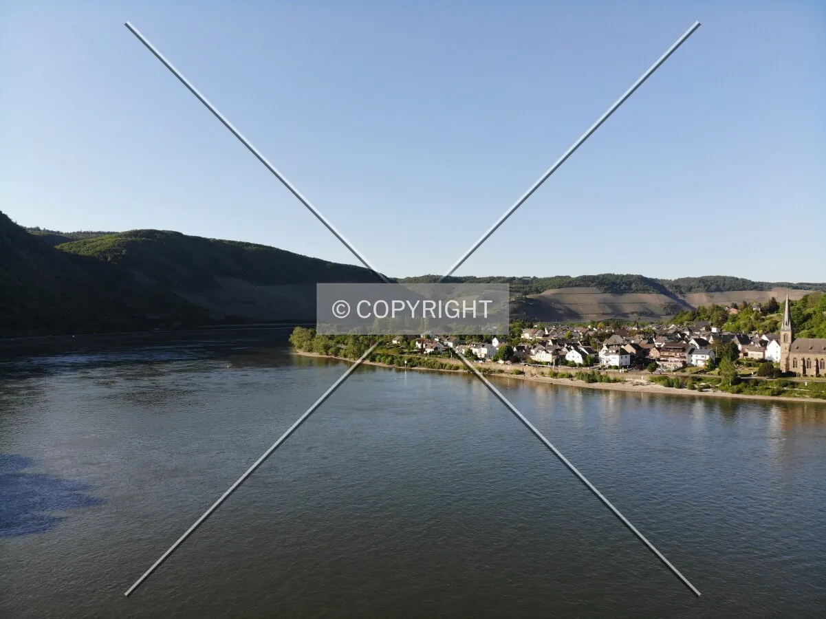 Above the rhine river