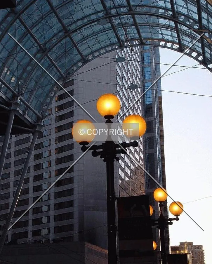 Canopy and street lights