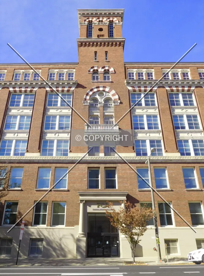 Eastern elevation from across North Broad Street
