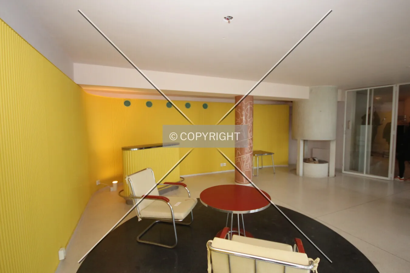 Entertainment area. Original furniture designed by Arne Korsmo