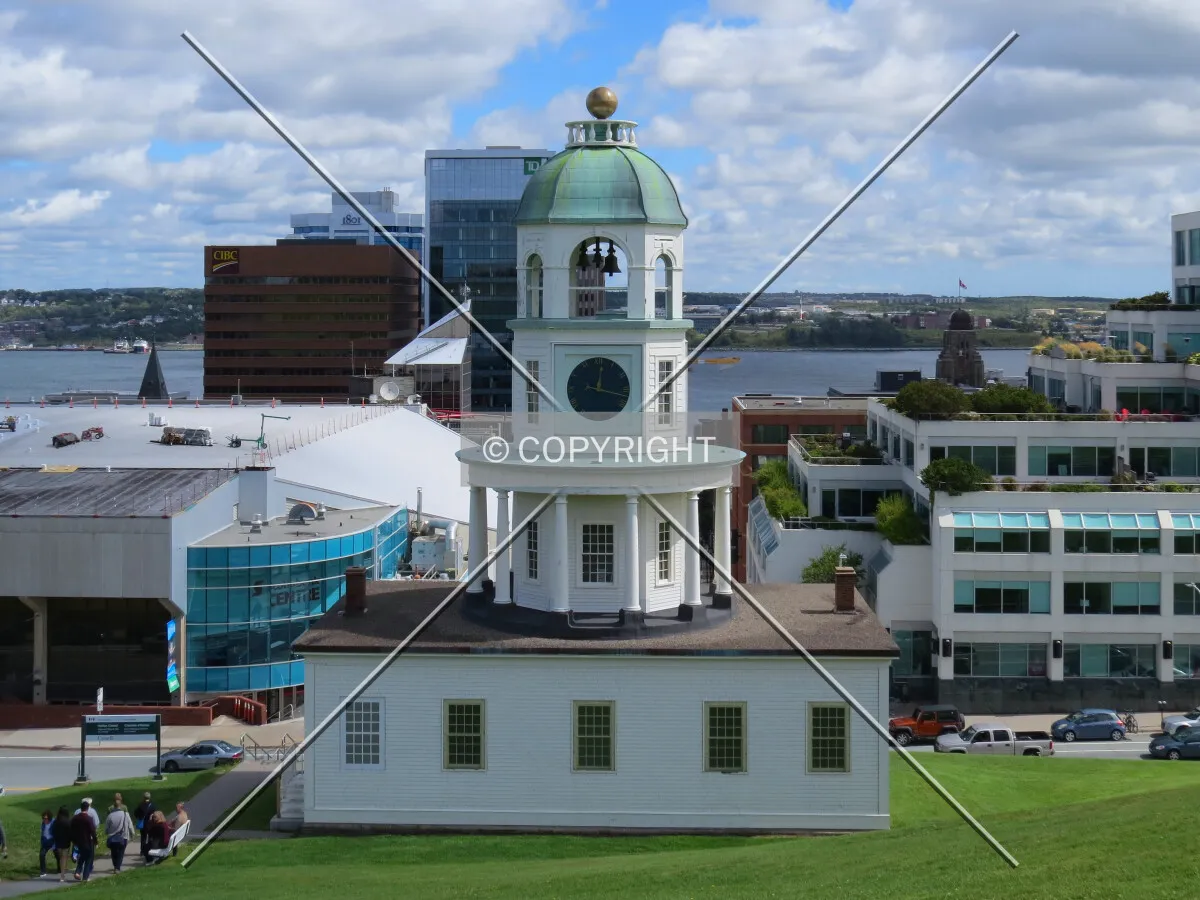 View toward the harbour from Citadel Hill