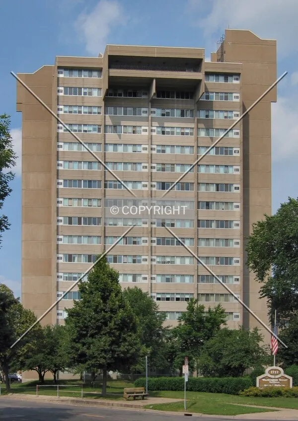 View to the northeast from 17th Avenue NE