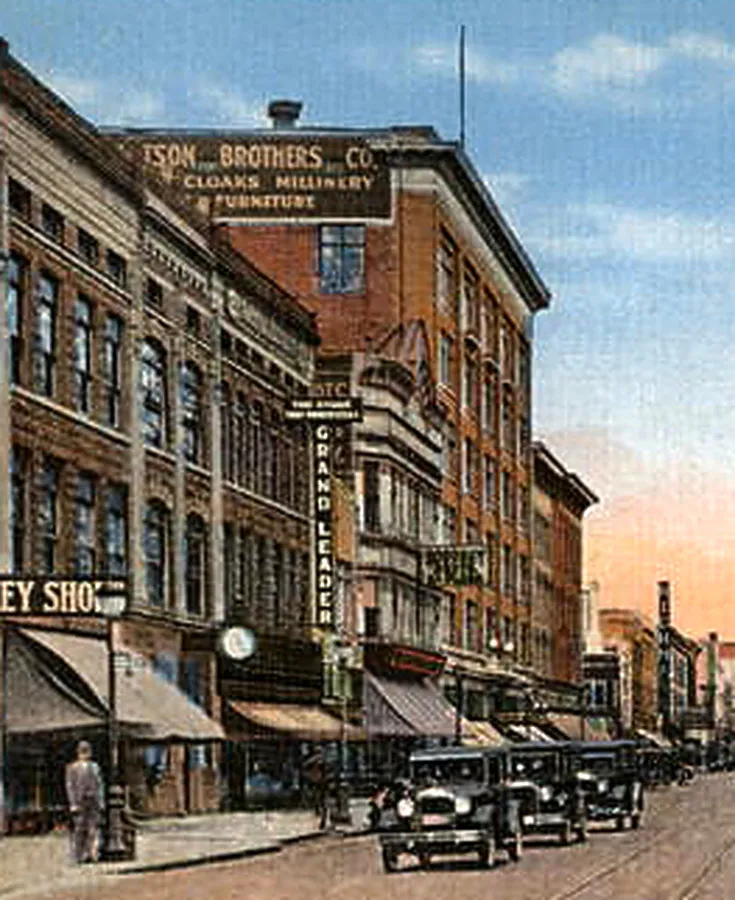 Vintage view from the southeast
