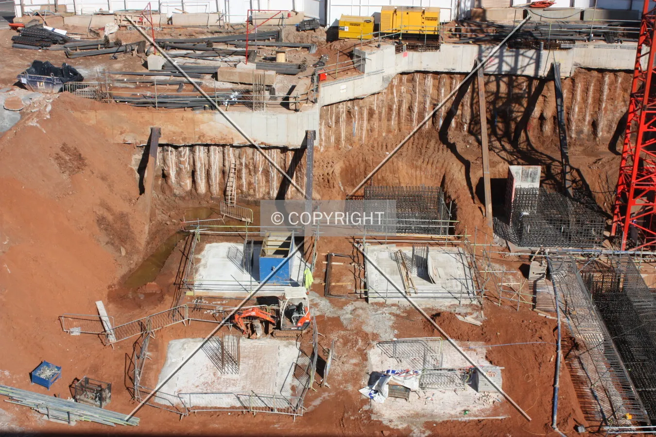 Looking into the site