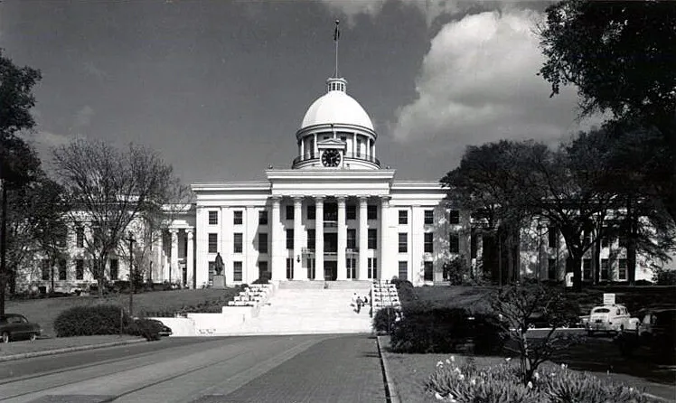 Vintage view from the southwest