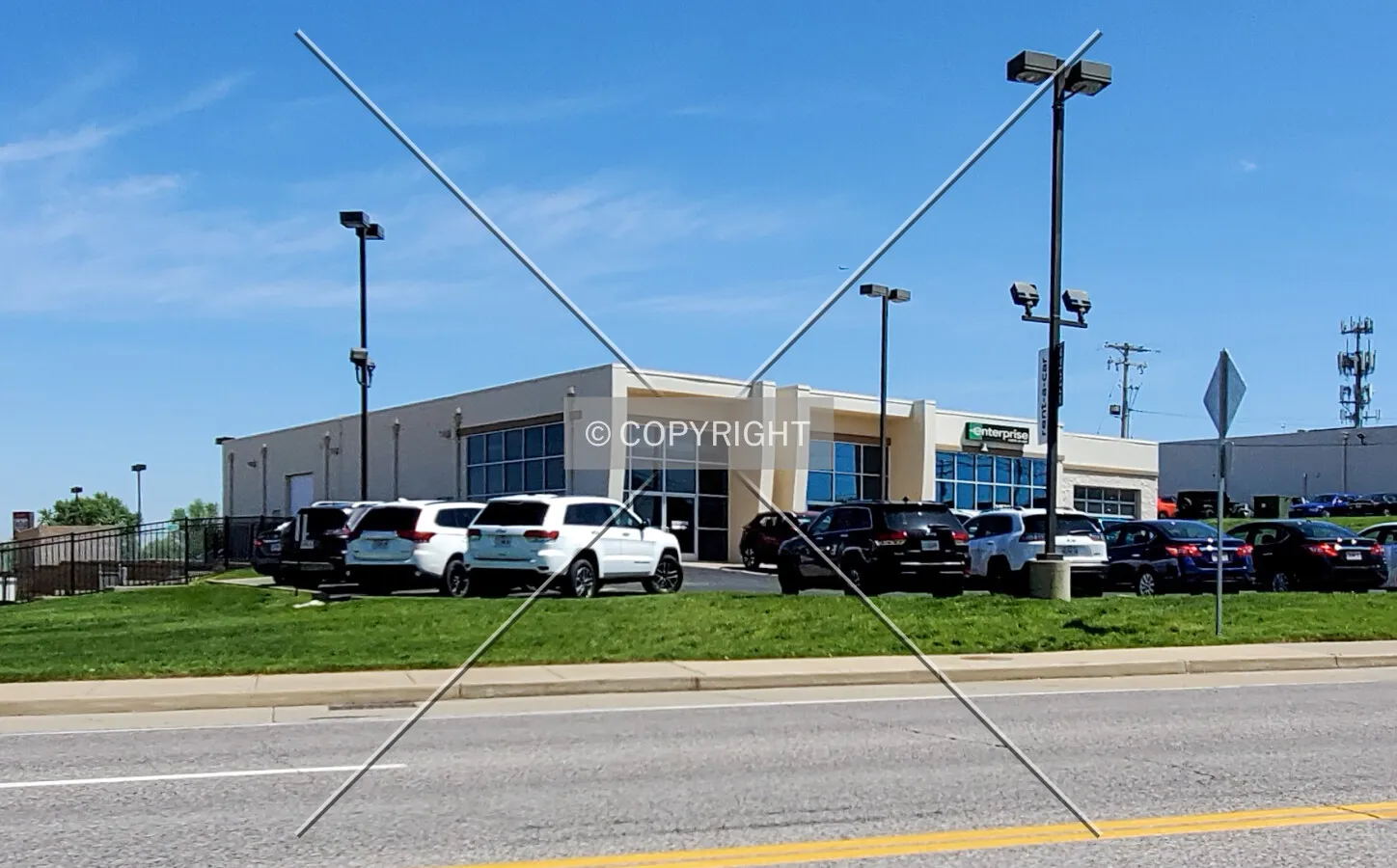 Southwest view, Friday, May 1, 2020