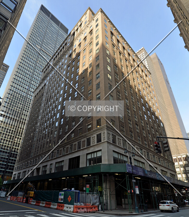 View from the southwest at Vanderbilt Avenue and 46th Street
