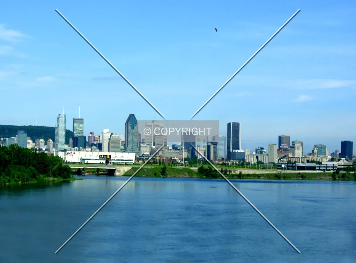 Skyline from the Champlain Bridge to the southeast